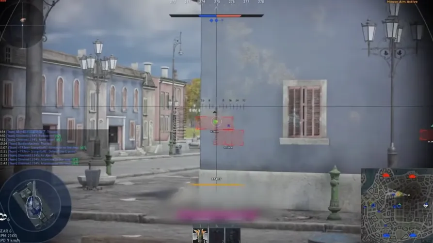 Wallhack outlines for enemy vehicles through cover